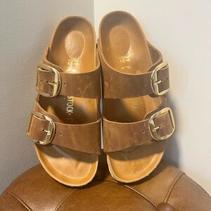 Birkenstock Arizona Big Buckle Oiled Leather size 39